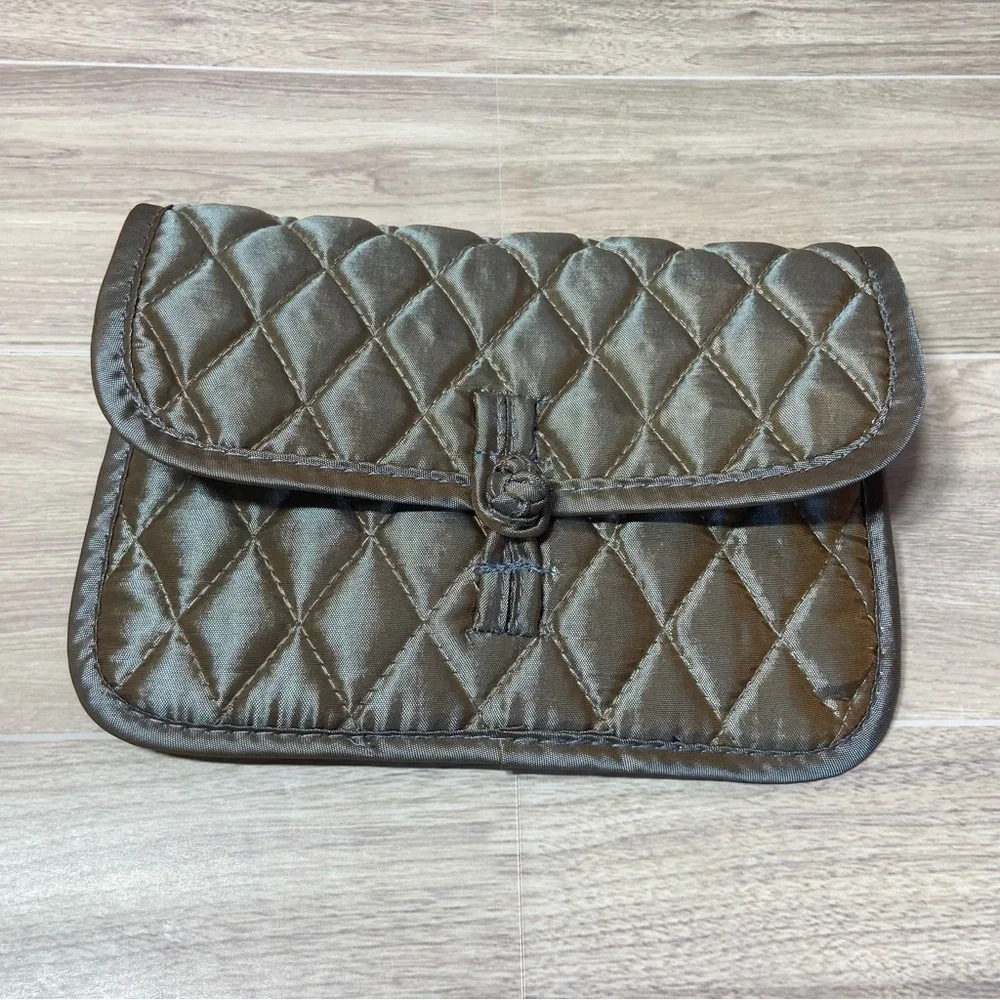 BRIGHTON / Your True Color Gold Iridescent Carry All Pouch